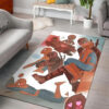 Deadpool Area Rug - Vintage Style Carpet for Man Cave - Plush Rugs deadpool rug comic style carpet for living room thick 1 2 cm area rug ver 74