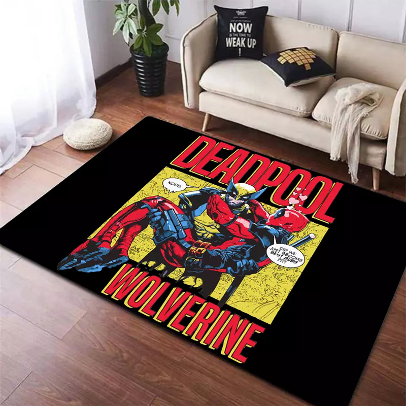 deadpool-rug-dark-theme-carpet-for-man-cave-plush-rugs-ver-15 deadpool rug dark theme carpet for man cave plush rugs ver 15