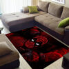 Deadpool Carpet - Vintage Style Carpet for Living Room - Non-Slip Rug deadpool rug minimal carpet for man cave thick 1 2 cm area rugs ver 34