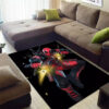 Deadpool Area Rugs - Dark Theme Carpet for Man Cave - Durable Rug deadpool rug vintage style carpet for man cave soft area rug ver 67