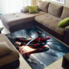 Deadpool Rugs - Minimal Carpet for Living Room - Soft Area Rug deadpool rugs comic style carpet for gaming room thick 1 2 cm area rug ver 39