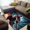 Deadpool Rugs - Vintage Style Carpet for Man Cave - Non-Slip Carpets deadpool rugs dark theme carpet for living room soft carpets ver 38