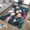 Demon Slayer Carpet Anime Bedroom Rugs - Fits Various Room Layouts - Non-slip Backing Rugs demon slayer carpet anime bedroom rugs fits various room layouts non slip backing rugs ver 169
