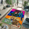 Demon Slayer Carpets Anime Room Rug - Fits Various Room Layouts - Comfortable Underfoot Rugs demon slayer carpets anime room rug fits various room layouts comfortable underfoot rugs ver 114