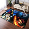 Demon Slayer Rug Anime Room Carpet - Small - Thick 1.2 cm Rugs demon slayer rug anime room carpet small thick 1 2 cm rugs ver 261