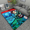 Demon Slayer Rugs Anime Room Rugs - Large - Soft Flannel Carpet demon slayer rugs anime room rugs large soft flannel carpet ver 27