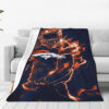 Denver Broncos Blanket - Fleece Blanket for Bed - Soft denver broncos blanket fleece blanket for bed soft ver 62