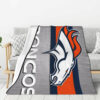 Denver Broncos Blanket - Fleece Blanket for Couch - Soft (Multiple Sizes) denver broncos blanket fleece blanket for couch soft multiple sizes ver 50