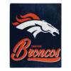 Denver Broncos Blanket - Sherpa Blanket for Gift - Warm (Throw Size) denver broncos blanket sherpa blanket for gift warm throw size ver 37