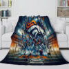 Denver Broncos Blanket - Sherpa Blanket for Sofa - Cozy (Multiple Sizes) denver broncos blanket sherpa blanket for sofa cozy multiple sizes ver 18