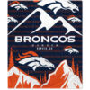 Denver Broncos Blankets - Fleece Blanket for Bed - Cozy (Throw Size) denver broncos blankets fleece blanket for bed cozy throw size ver 27