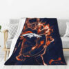 Denver Broncos Blankets - Fleece Blanket for Couch - Warm denver broncos blankets fleece blanket for couch warm ver 74