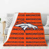 Denver Broncos Blankets - Fleece Blanket for Sofa - Lightweight (Queen Size) denver broncos blankets fleece blanket for sofa lightweight queen size ver 100