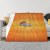 Denver Broncos Blankets - Sherpa Blanket for Couch - Warm (Throw Size) denver broncos blankets sherpa blanket for couch warm throw size ver 68