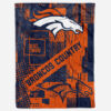 Denver Broncos Blankets - Sherpa Blanket for Gift - Warm denver broncos blankets sherpa blanket for gift warm ver 35