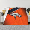 Denver Broncos Blankets - Sherpa Blanket for Sofa - Soft (Multiple Sizes) denver broncos blankets sherpa blanket for sofa soft multiple sizes ver 77