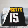 Denver Nuggets Blanket - Fleece Blanket for Gift - Cozy denver nuggets blanket fleece blanket for gift cozy ver 24