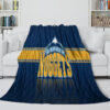 Denver Nuggets Blanket - Sherpa Blanket for Couch - Lightweight (Queen Size) denver nuggets blanket sherpa blanket for couch lightweight queen size ver 23