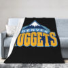 Denver Nuggets Blankets - Sherpa Blanket for Couch - Cozy (Throw Size) denver nuggets blankets sherpa blanket for couch cozy throw size ver 25