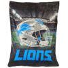 Detroit Lions Blanket - Fleece Blanket for Bed - Lightweight detroit lions blanket fleece blanket for bed lightweight ver 24