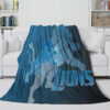 Detroit Lions Blanket - Fleece Blanket for Couch - Lightweight (Queen Size) detroit lions blanket fleece blanket for couch lightweight queen size ver 27