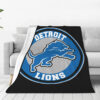 Detroit Lions Blanket - Fleece Blanket for Sofa - Soft (Throw Size) detroit lions blanket fleece blanket for sofa soft throw size ver 1