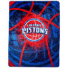 Detroit Pistons Blankets - Fleece Blanket for Bed - Lightweight (Throw Size) detroit pistons blankets fleece blanket for bed lightweight throw size ver 9