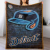 Detroit Tigers Blanket - Fleece Blanket for Bed - Soft (Multiple Sizes) detroit tigers blanket fleece blanket for bed soft multiple sizes ver 34