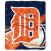 Detroit Tigers Blanket - Sherpa Blanket for Bed - Cozy (Multiple Sizes) detroit tigers blanket sherpa blanket for bed cozy multiple sizes ver 19