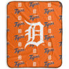 Detroit Tigers Blanket - Sherpa Blanket for Bed - Cozy detroit tigers blanket sherpa blanket for bed cozy ver 41
