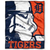 Detroit Tigers Blankets - Fleece Blanket for Bed - Warm (Throw Size) detroit tigers blankets fleece blanket for bed warm throw size ver 33