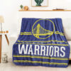 Golden State Warriors Blanket - Fleece Blanket for Bed - Lightweight golden state warriors blanket fleece blanket for bed lightweight ver 1