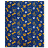 Golden State Warriors Blanket - Fleece Blanket for Gift - Lightweight (Throw Size) golden state warriors blanket fleece blanket for gift lightweight throw size ver 24