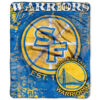 Golden State Warriors Blankets - Sherpa Blanket for Bed - Lightweight (Queen Size) golden state warriors blankets sherpa blanket for bed lightweight queen size ver 25