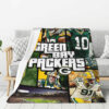 Green Bay Packers Blanket - Fleece Blanket for Bed - Lightweight (Multiple Sizes) green bay packers blanket fleece blanket for bed lightweight multiple sizes ver 41