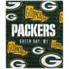 Green Bay Packers Blanket - Fleece Blanket for Sofa - Lightweight (Multiple Sizes) green bay packers blanket fleece blanket for sofa lightweight multiple sizes ver 78
