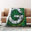 Green Bay Packers Blanket - Fleece Blanket for Sofa - Lightweight (Queen Size) green bay packers blanket fleece blanket for sofa lightweight queen size ver 45