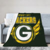 Green Bay Packers Blanket - Fleece Blanket for Sofa - Lightweight green bay packers blanket fleece blanket for sofa lightweight ver 19