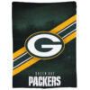 Green Bay Packers Blanket - Sherpa Blanket for Bed - Soft (Throw Size) green bay packers blanket sherpa blanket for bed soft throw size ver 92