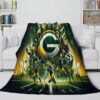 Green Bay Packers Blankets - Fleece Blanket for Sofa - Soft (Throw Size) green bay packers blankets fleece blanket for sofa soft throw size ver 67