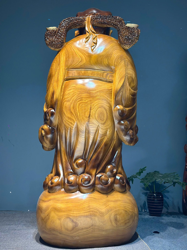 hand-carved-prosperity-deity-statue-4-9-ft-solid-golden-rosewood-2 hand-carved-prosperity-deity-statue-4-9-ft-solid-golden-rosewood