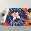 Houston Astros Blanket - Fleece Blanket for Bed - Warm (Queen Size) houston astros blanket fleece blanket for bed warm queen size ver 33