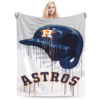 Houston Astros Blanket - Fleece Blanket for Sofa - Soft houston astros blanket fleece blanket for sofa soft ver 48