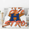 Houston Astros Blanket - Sherpa Blanket for Bed - Warm (Queen Size) houston astros blanket sherpa blanket for bed warm queen size ver 62