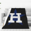 Houston Astros Blanket - Sherpa Blanket for Bed - Warm houston astros blanket sherpa blanket for bed warm ver 51