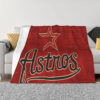 Houston Astros Blanket - Sherpa Blanket for Couch - Lightweight (Queen Size) houston astros blanket sherpa blanket for couch lightweight queen size ver 5