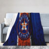 Houston Astros Blanket - Sherpa Blanket for Gift - Warm (Queen Size) houston astros blanket sherpa blanket for gift warm queen size ver 29