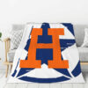 Houston Astros Blanket - Sherpa Blanket for Sofa - Cozy houston astros blanket sherpa blanket for sofa cozy ver 47