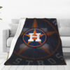 Houston Astros Blanket - Sherpa Blanket for Sofa - Lightweight houston astros blanket sherpa blanket for sofa lightweight ver 12
