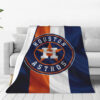 Houston Astros Blankets - Fleece Blanket for Bed - Lightweight (Multiple Sizes) houston astros blankets fleece blanket for bed lightweight multiple sizes ver 60